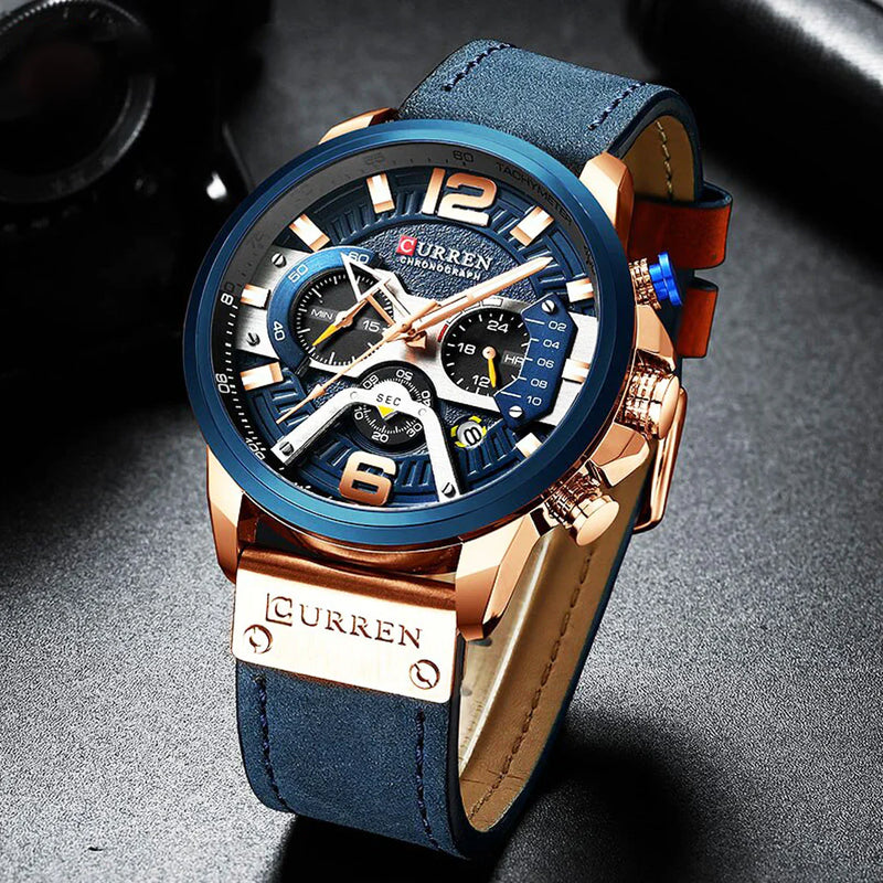 Reloj Curren Blue Chrono