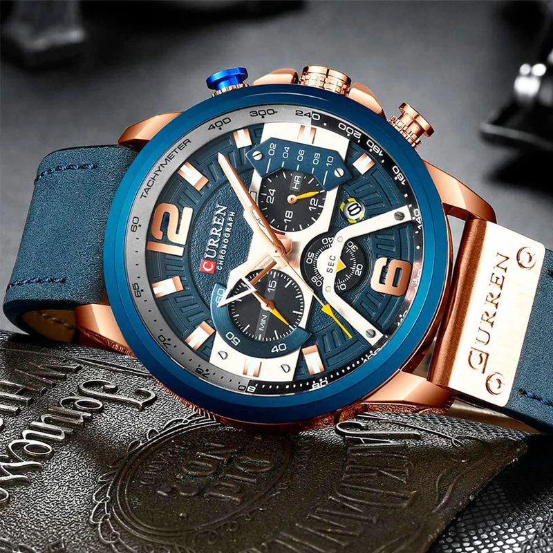 Reloj Curren Blue Chrono