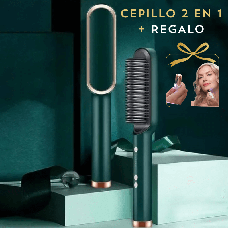 Cepillo 2 en 1 - HairFusion + ¡Depiladora Facial de REGALO 🎁!