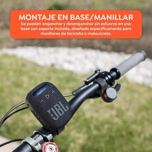 Parlante JBL Wind 3 Bluetooth Bici y Motos. [Resistente al agua] 50% DE DESCUENTO🔥 - Colombiada